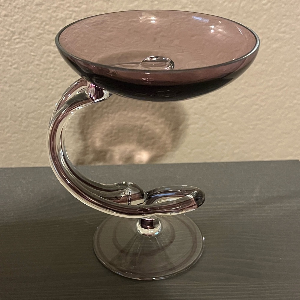 Jozefina Krosno hand blown dish